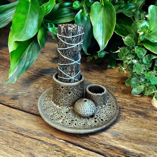 Sage Incense Palo Santo Holder Burner