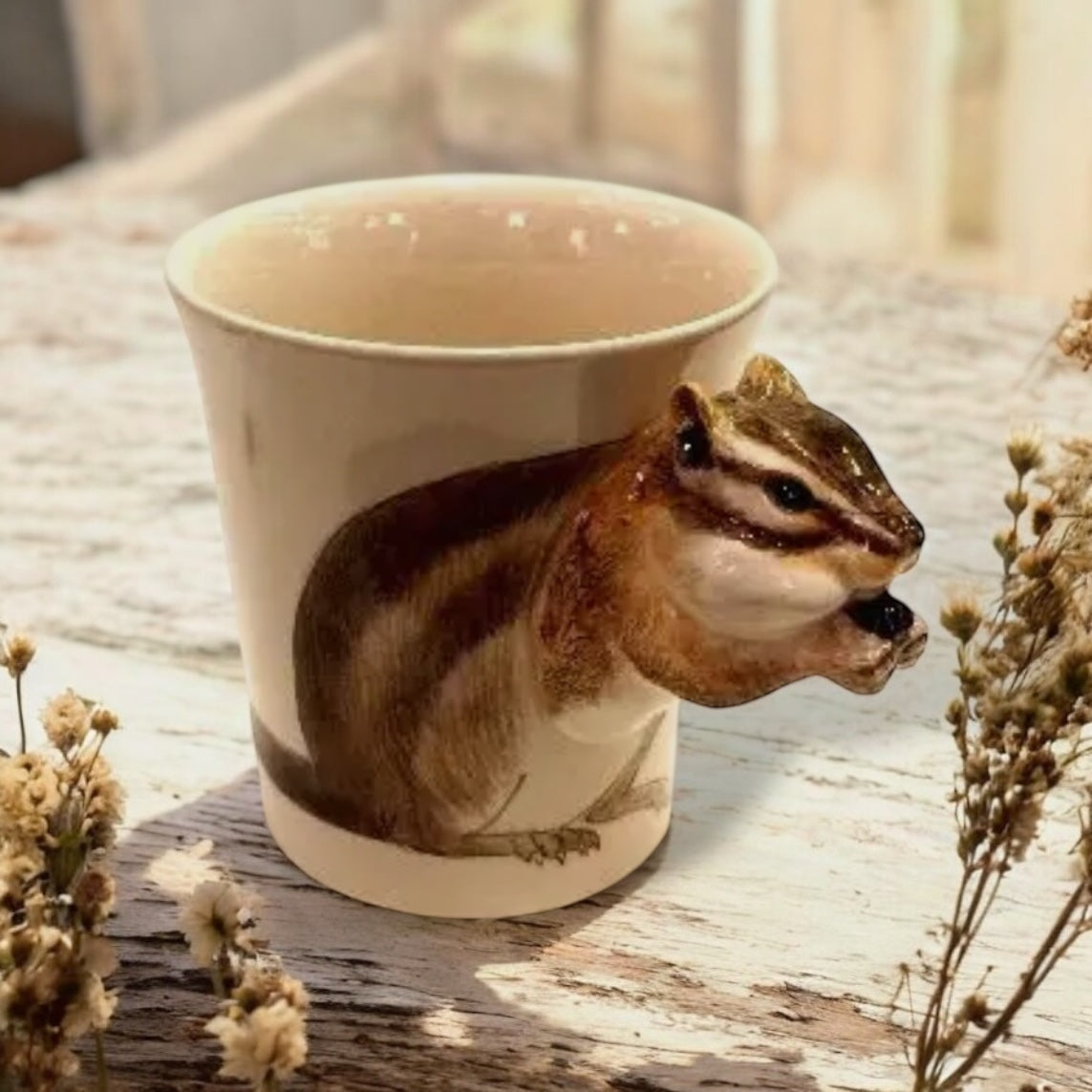 Ceramic Animal Mug- Chipmunk