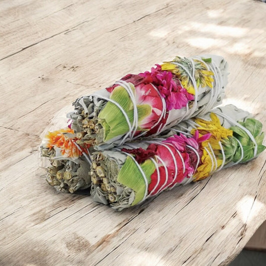 Joy Floral White Sage Bundle