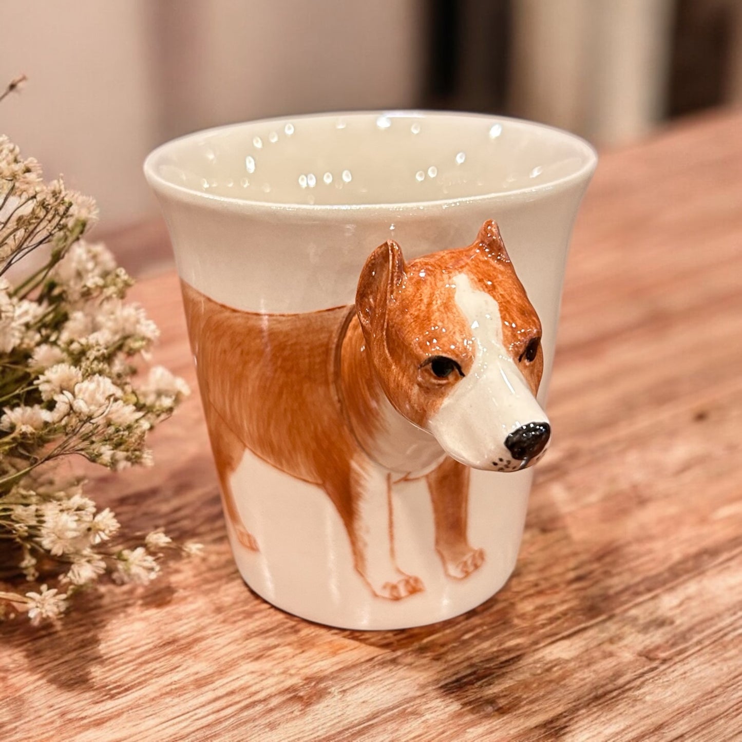 Ceramic Animal Mug- Pit Bull