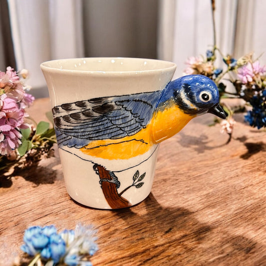 Ceramic Animal Mug- Bluebird