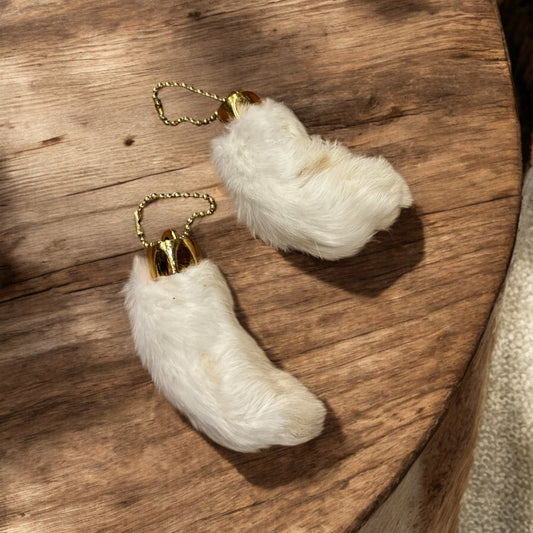 Rabbit Foot Keychain