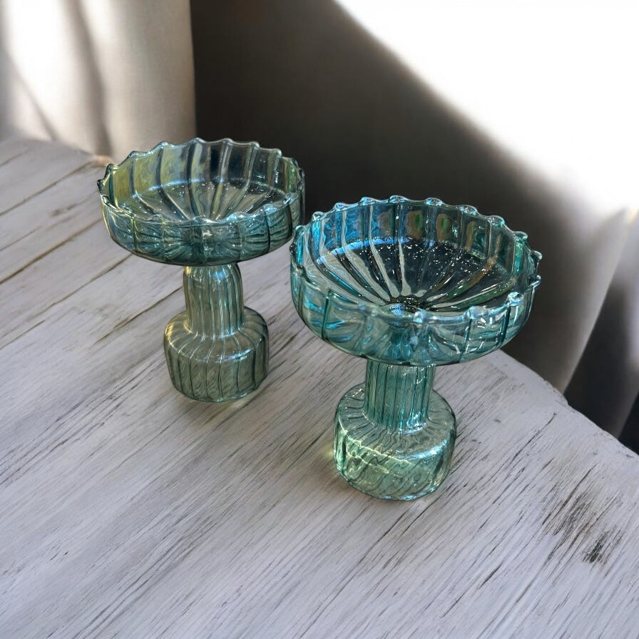 Glass Candle Holder