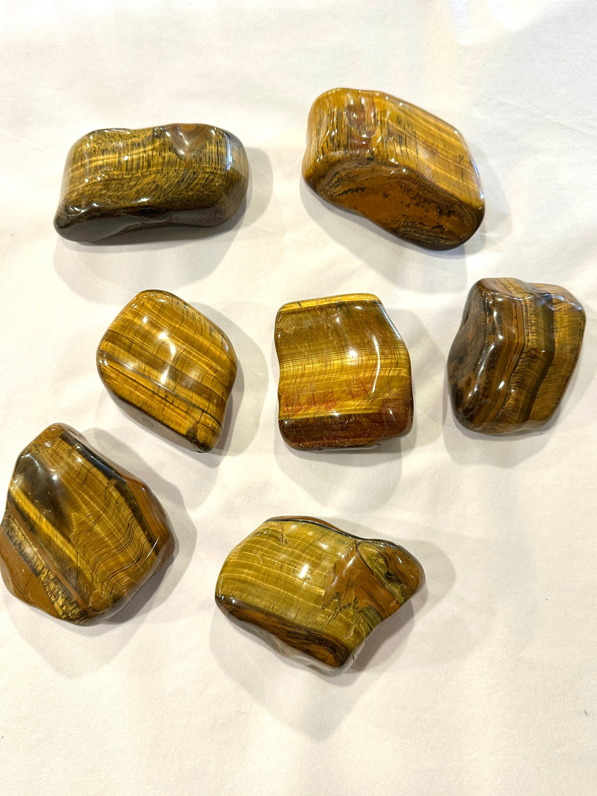Tigers Eye Polished Crystal Tumble