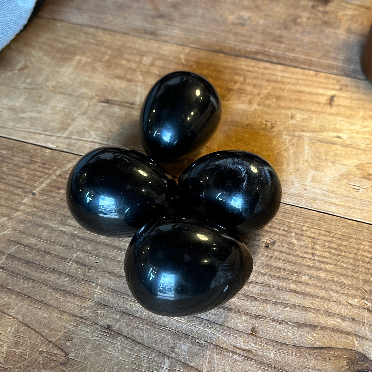 Obsidian Crystal Polished Egg