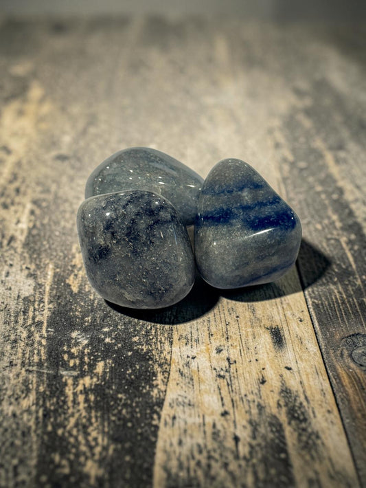 Blue Calcite Crystal Tumble Polished