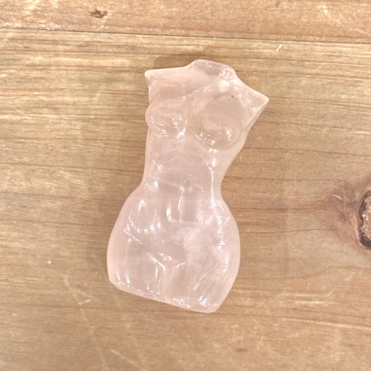 Rose Quartz Crystal Female Body
