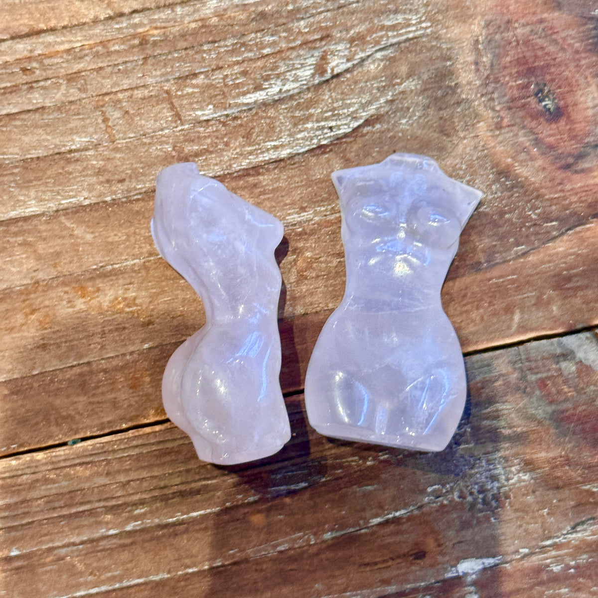 Rose Quartz Crystal Female Body