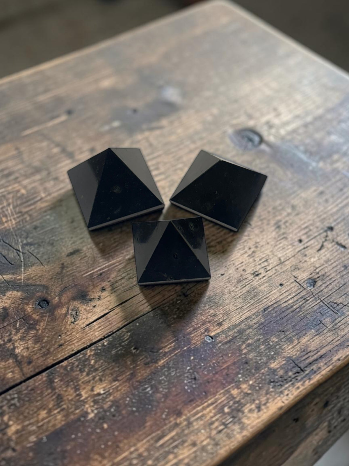 Black Tourmaline Crystal Pyramid