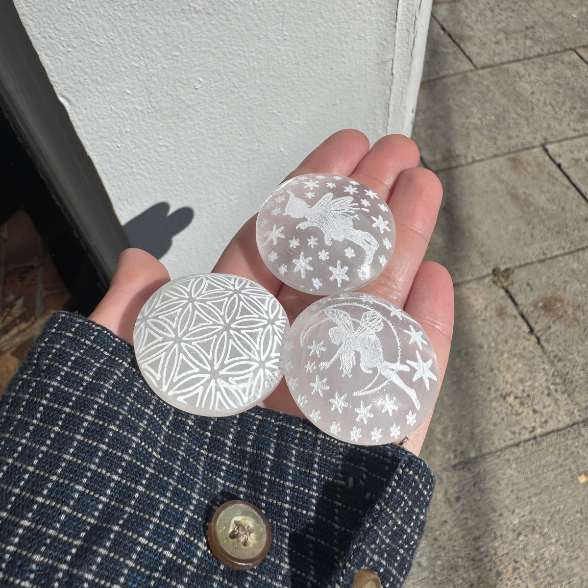 Various Style Small Round Selenite