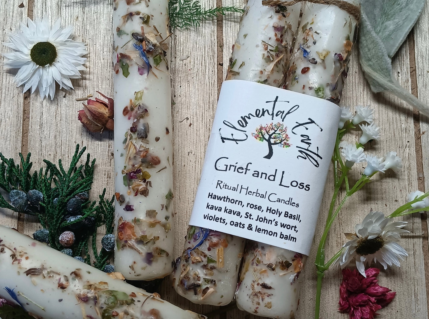 Grief and Loss Herbal Intention Candles