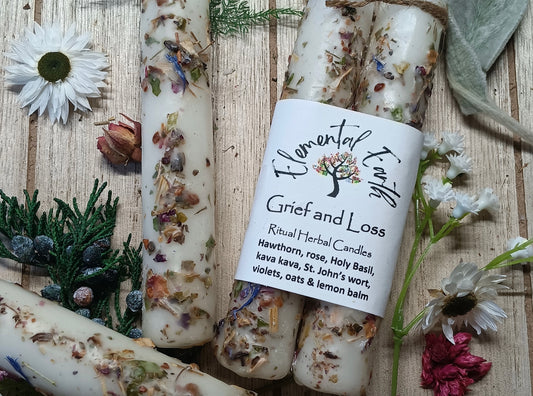 Grief and Loss Herbal Intention Candles
