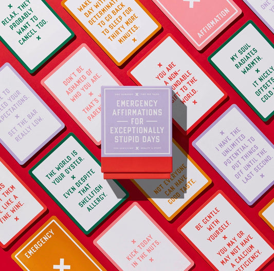 Brass Monkey Emergency Affirmations Exceptionally Stupid Days Card Deck