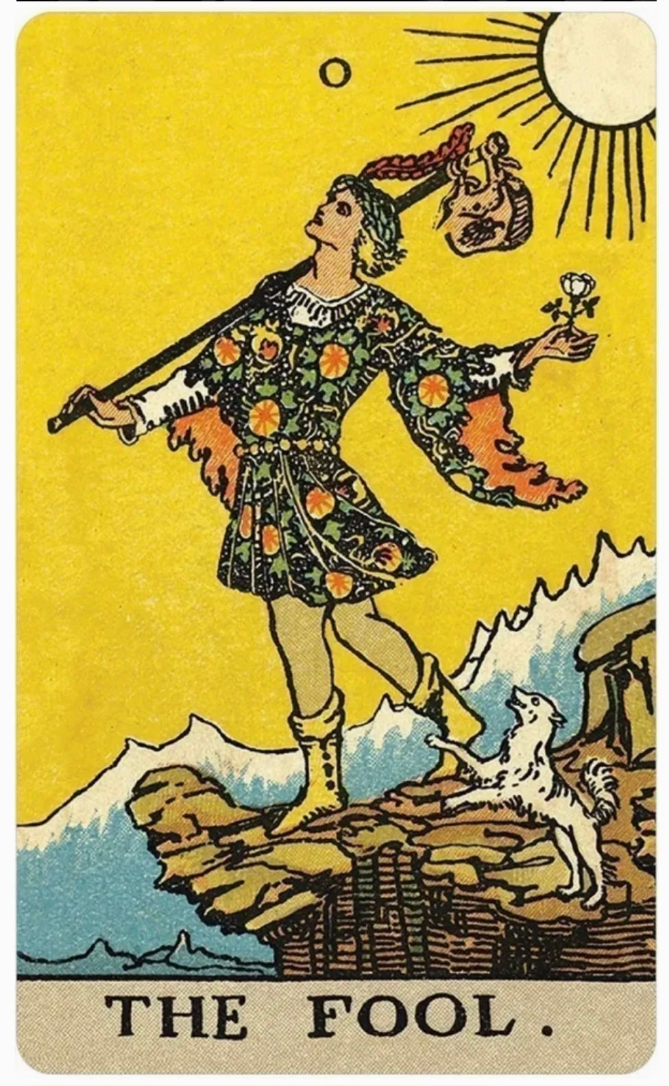 Smith-Waite Tarot Deck Borderless