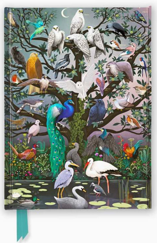 Anna Stead: Parliament of Fowls (Foiled Journal) By A Flame Tree Notebook