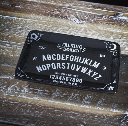 Black Talking Board Trinket Dish