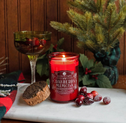 Seasonal Spirit Candle: Cranberry Mimosa