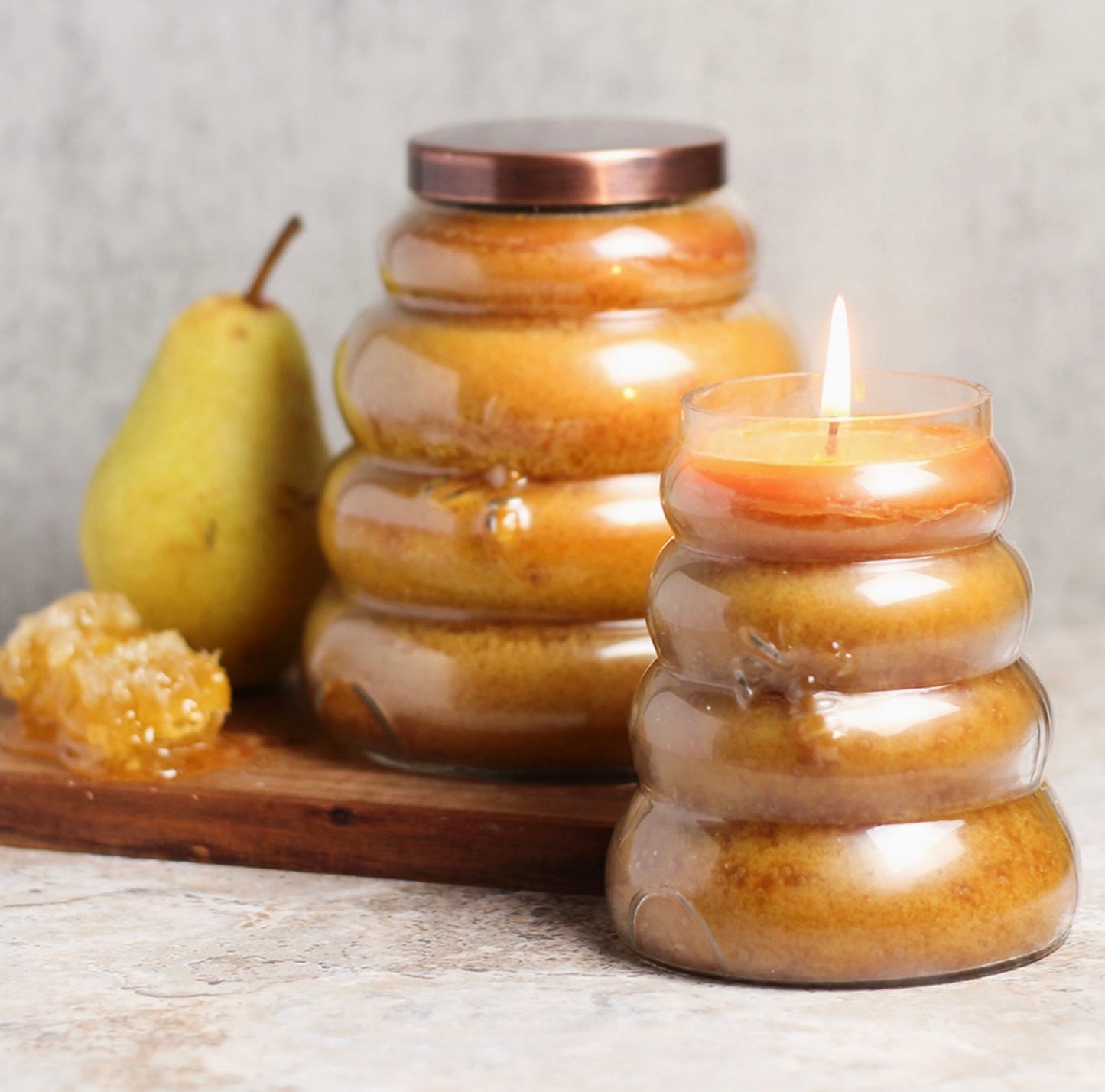 Beehive Bee Candle – Honey Pear Cider