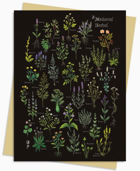 Anna Stead: A Medieval Herbal Post Card