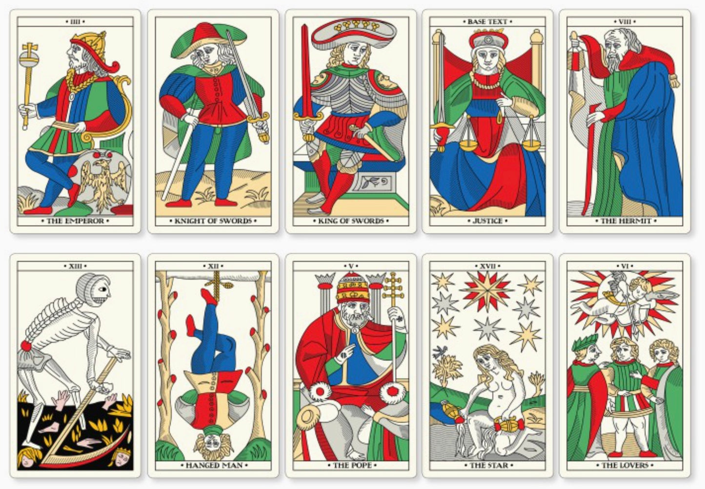 Marseille Reproduction Tarot Pack
