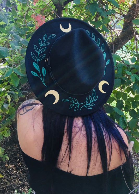 Vegan Adjustable Felt Hat - Fern Moon