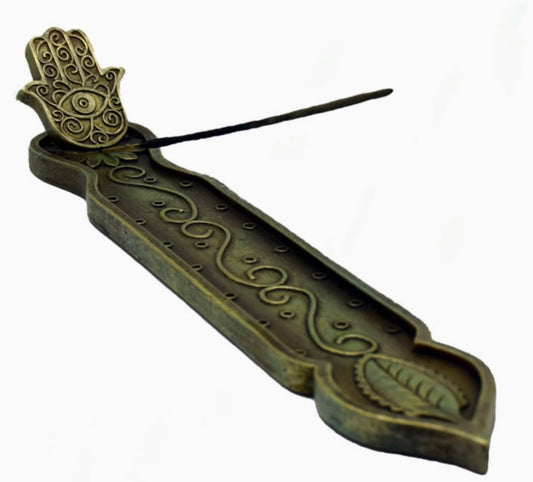 Hamsa Boat Incense Burner