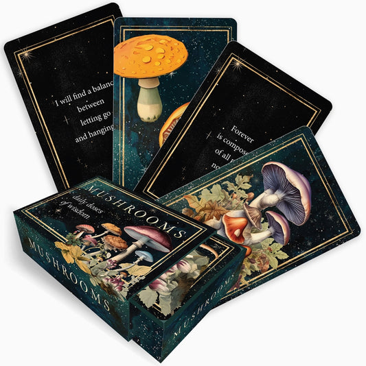 Mushrooms: Daily Doses of Wisdom Message Cards