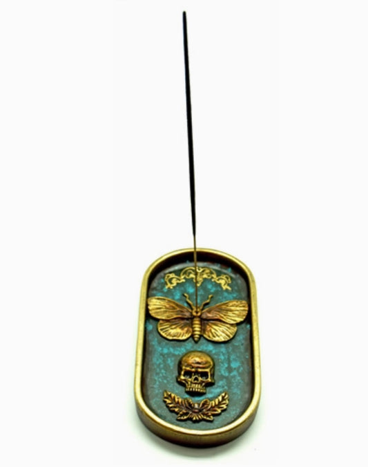 Moth/Skull Incense Burner
