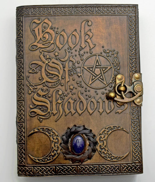 Book of Shadows Leather Embossed Journal
