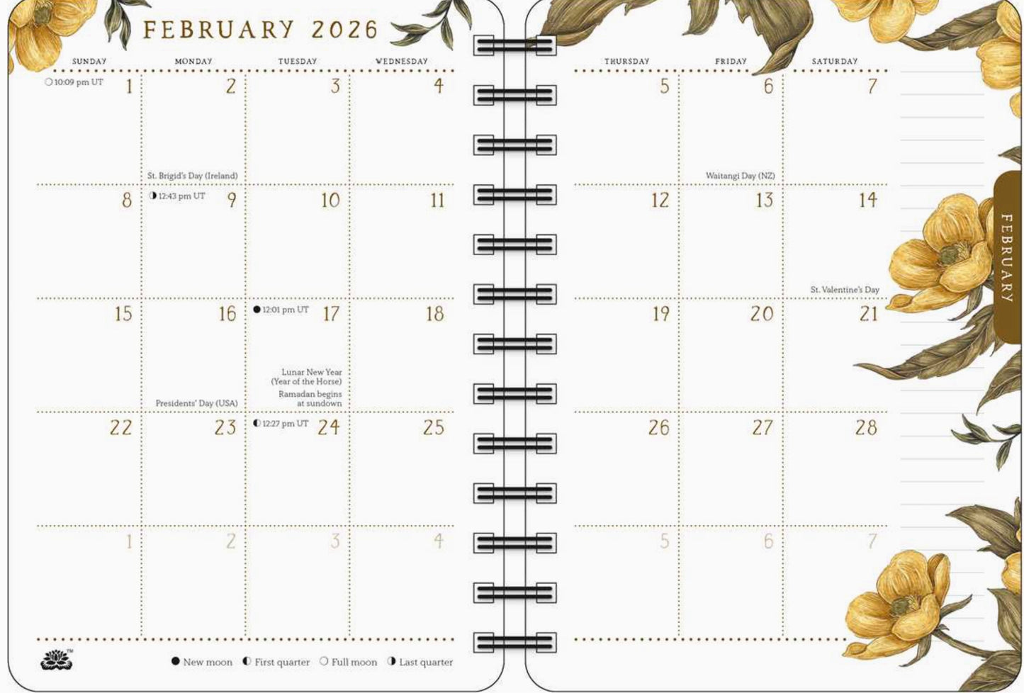 Woodland Wardens 2026 Weekly Planner