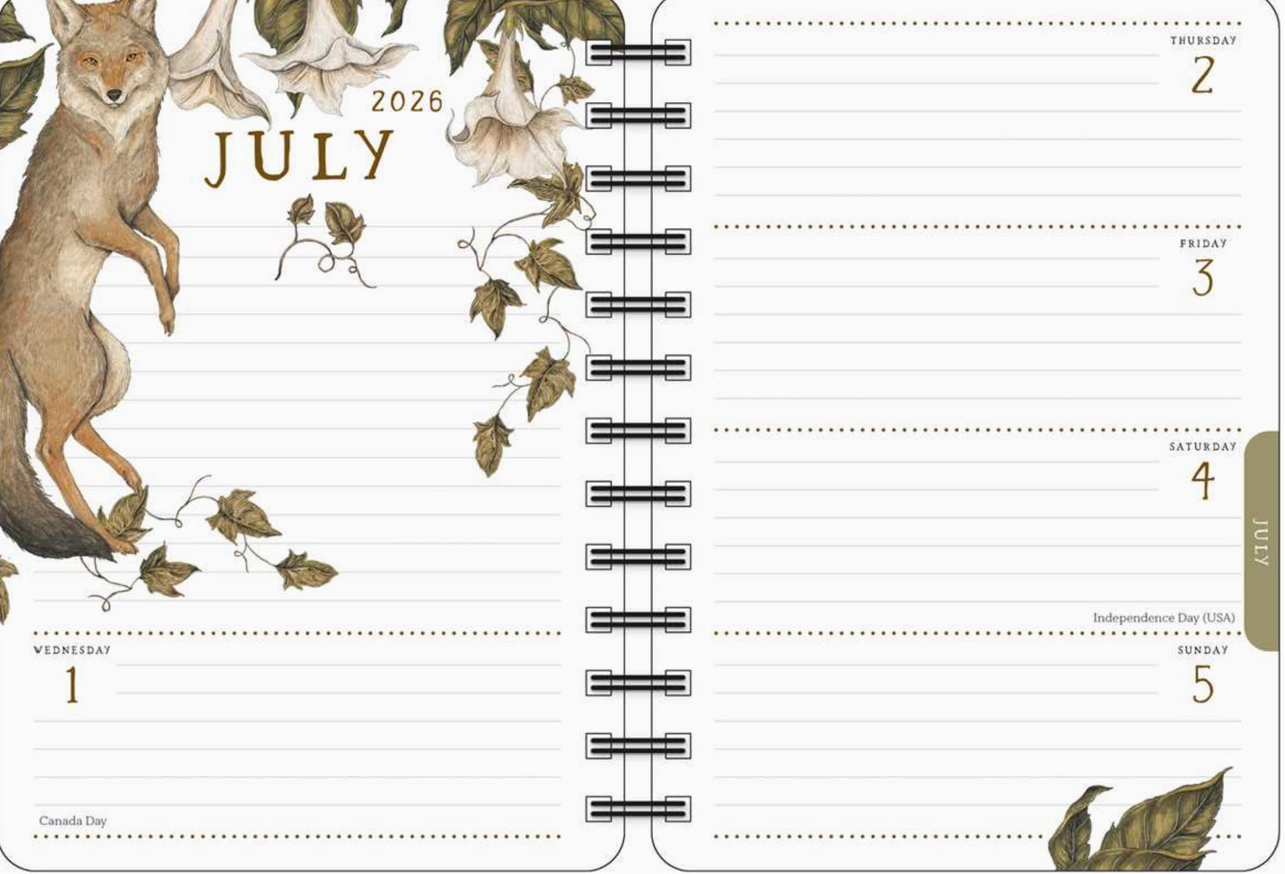 Woodland Wardens 2026 Weekly Planner