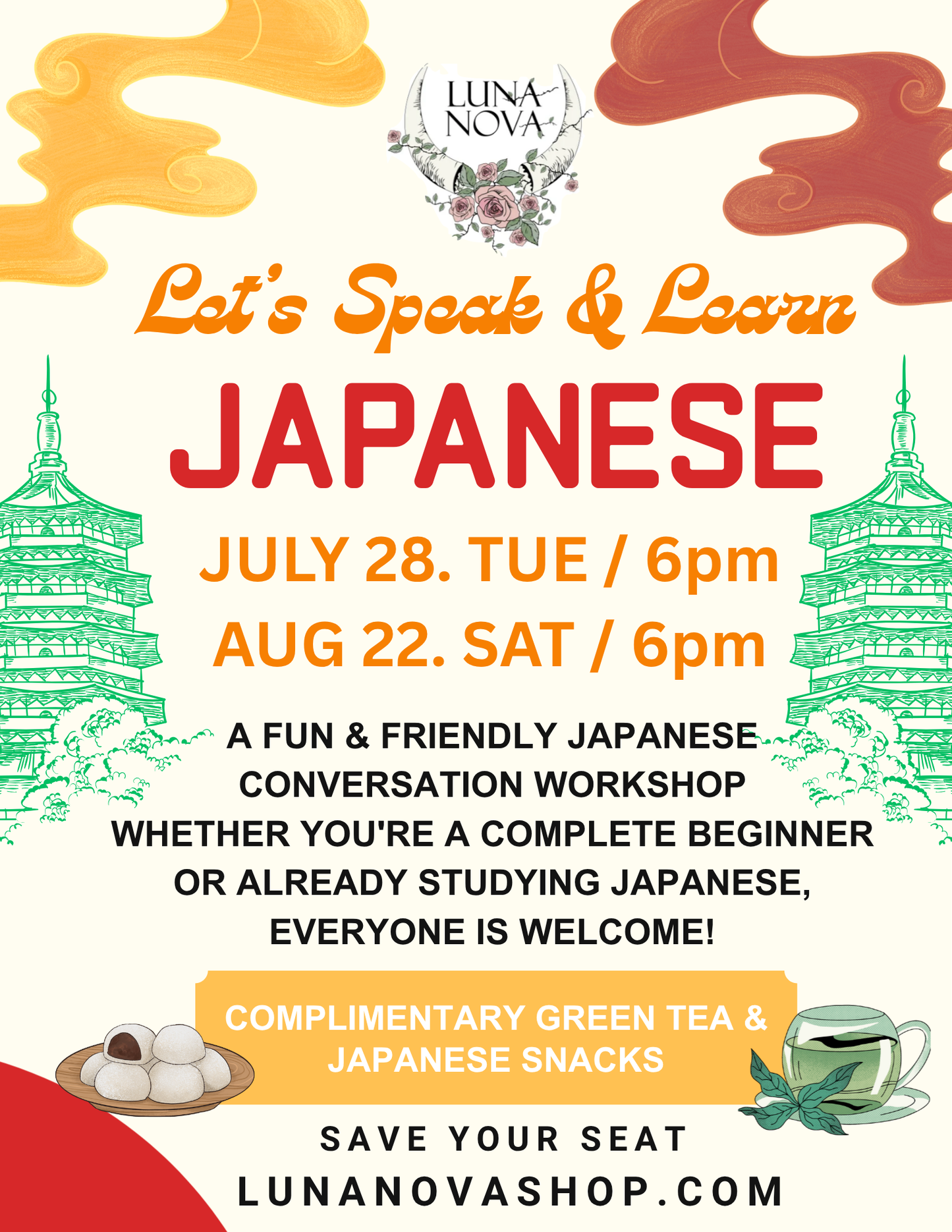 Let’s Speak & Learn Japanese Night