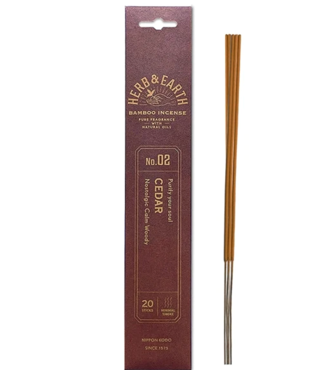 HERB & EARTH Japanese bamboo incense