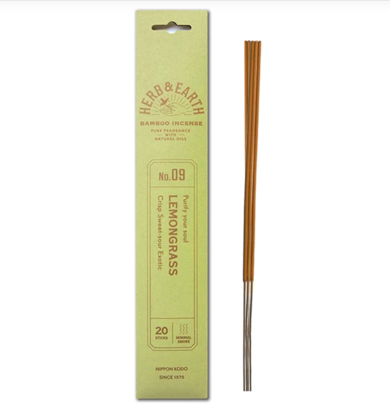 HERB & EARTH Japanese bamboo incense