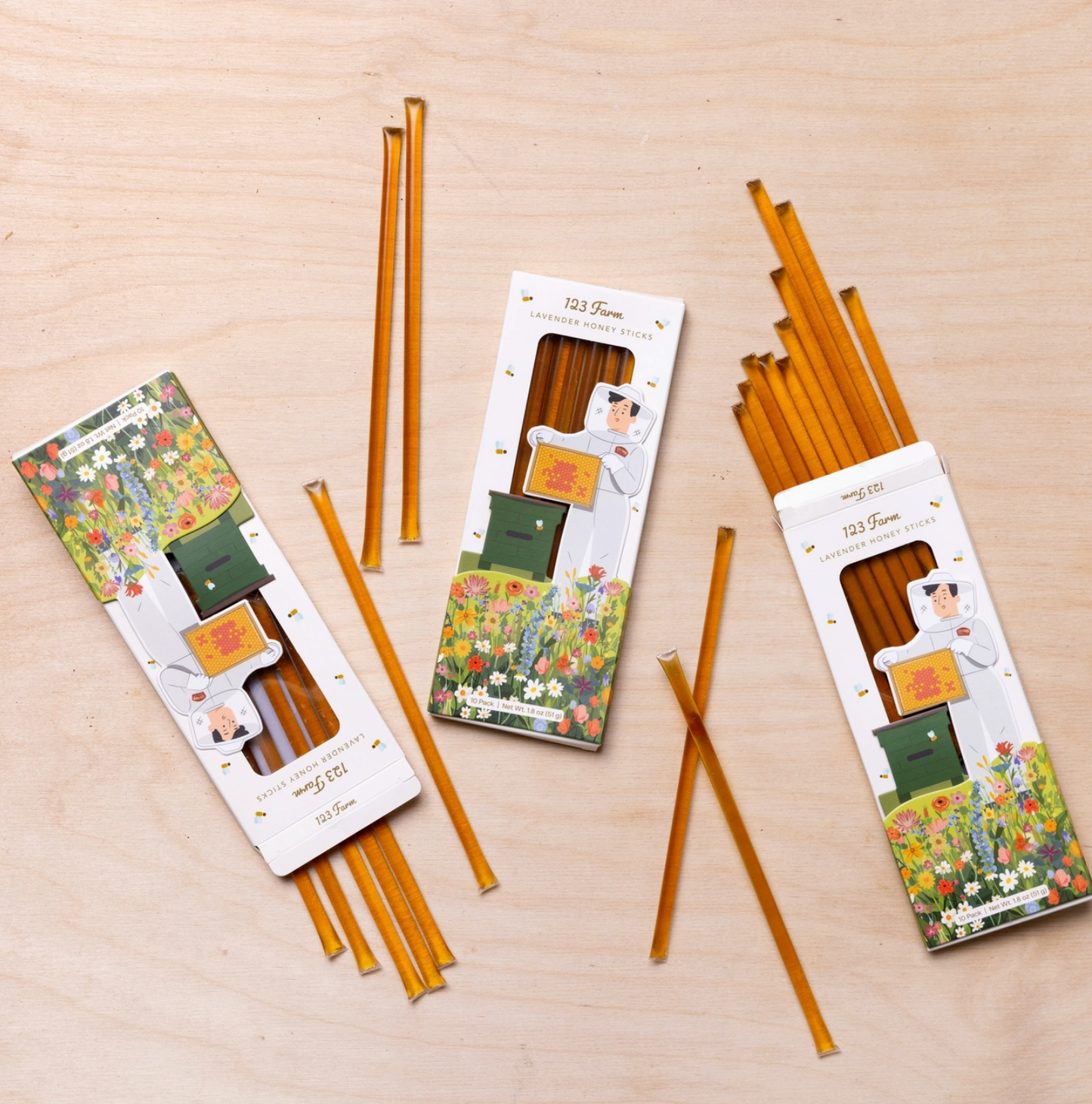 Lavender Honey Sticks