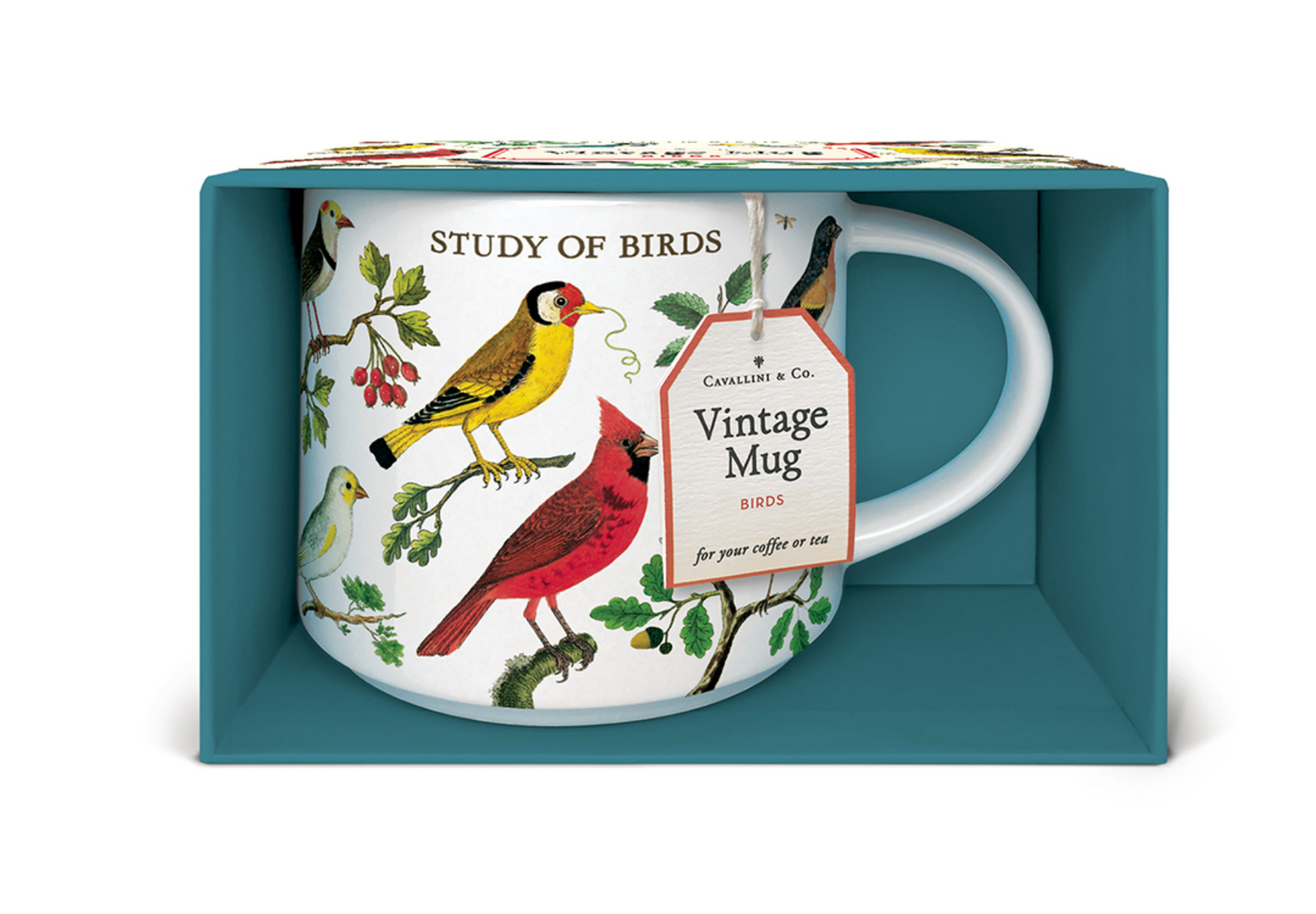 Cavallini Ceramic Vintage Mug Cup