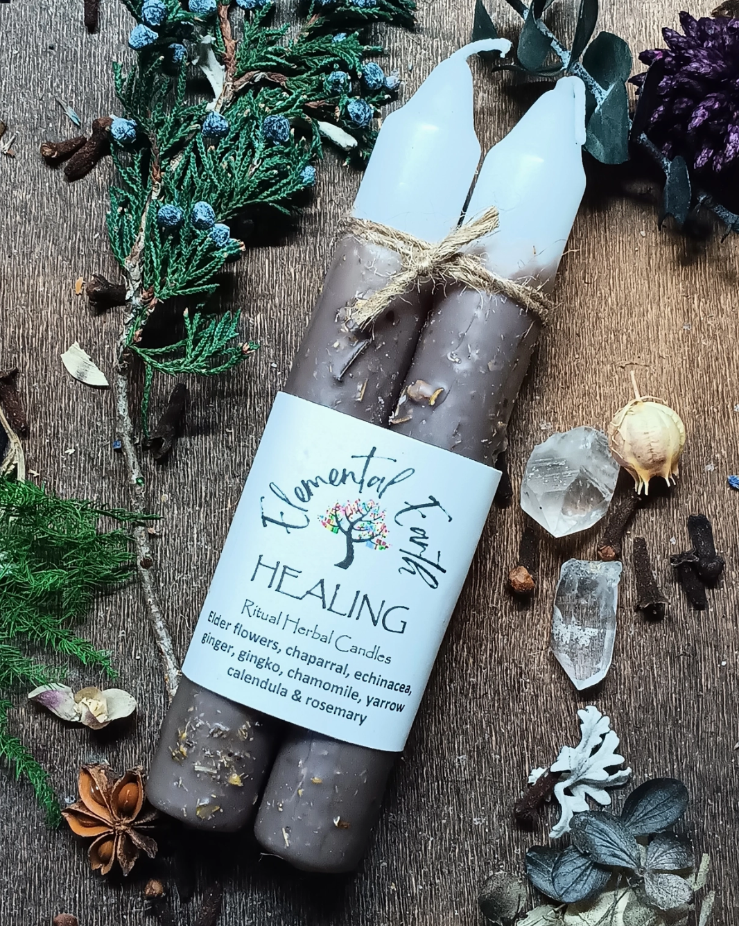 Healing Herbal Intention Candles