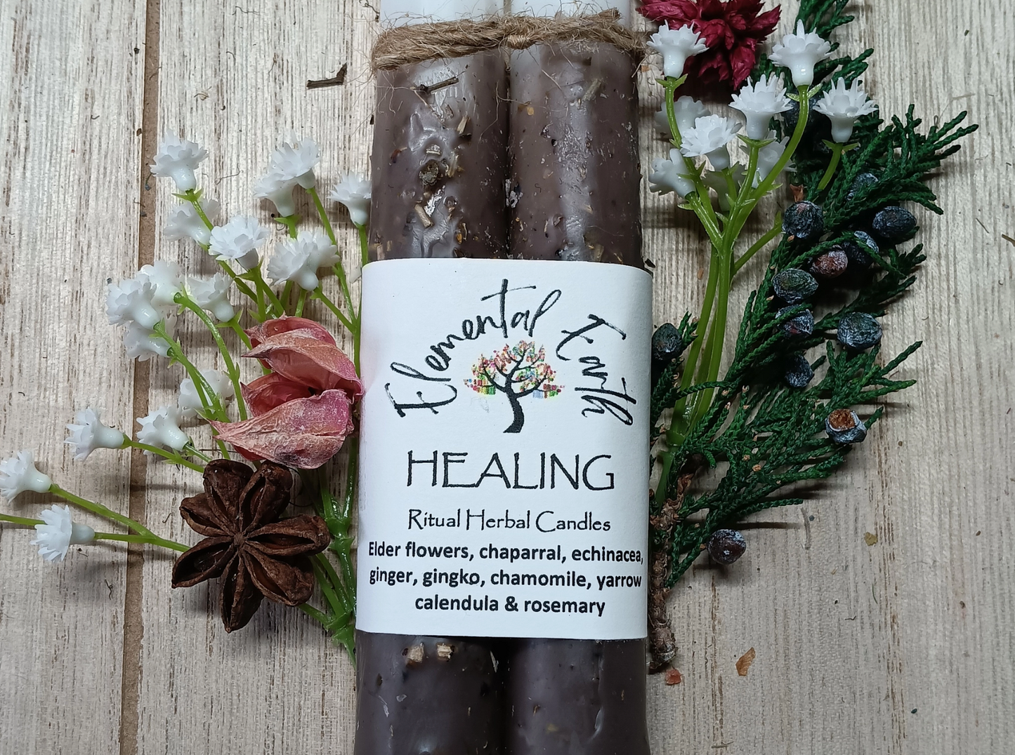 Healing Herbal Intention Candles