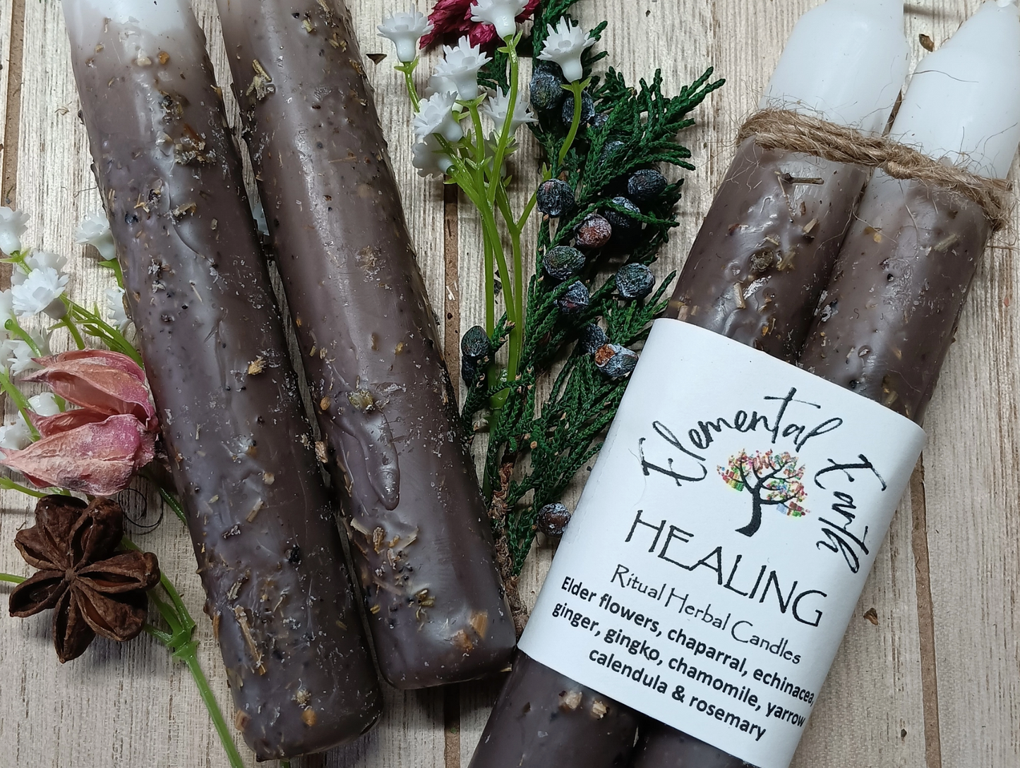 Healing Herbal Intention Candles