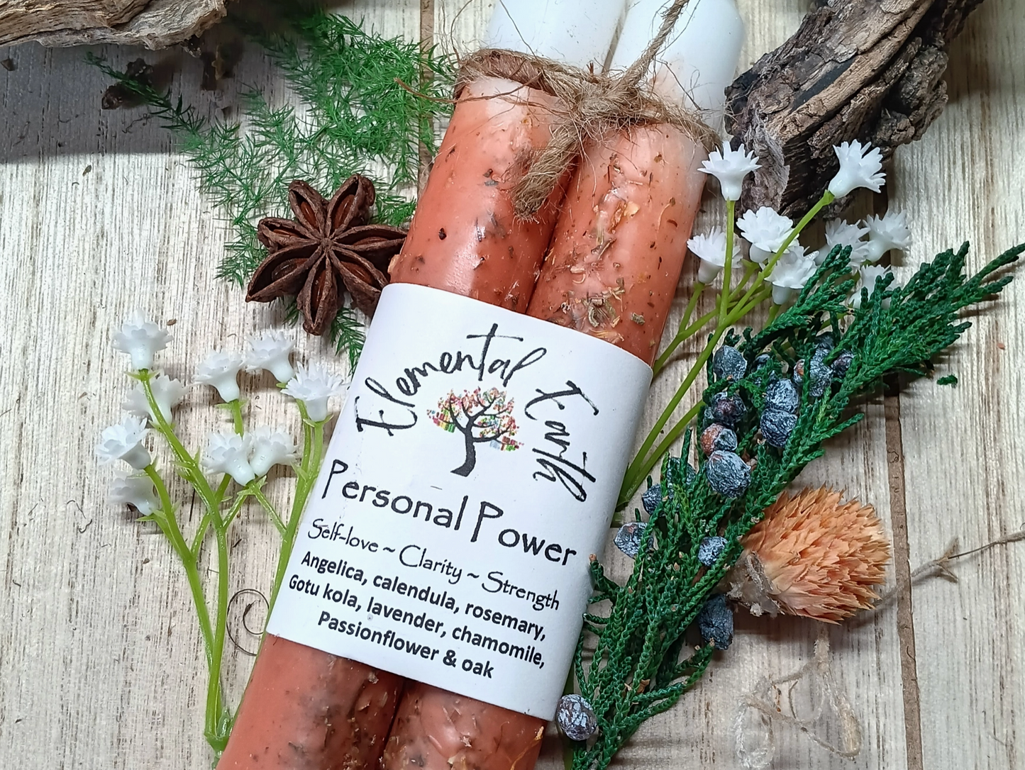 Personal Power Herbal Intention Candles