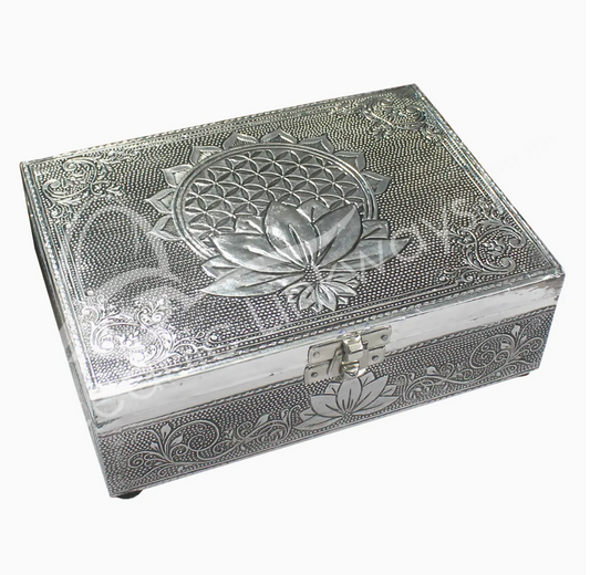 Silver Lotus Box