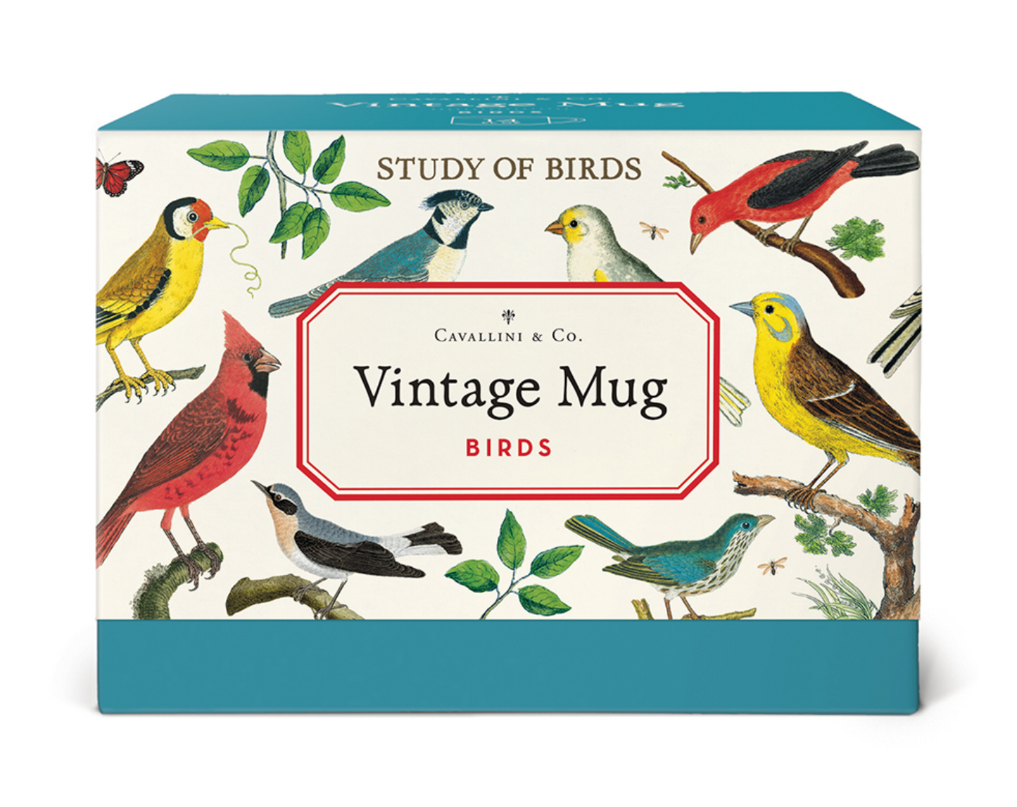 Cavallini Ceramic Vintage Mug Cup