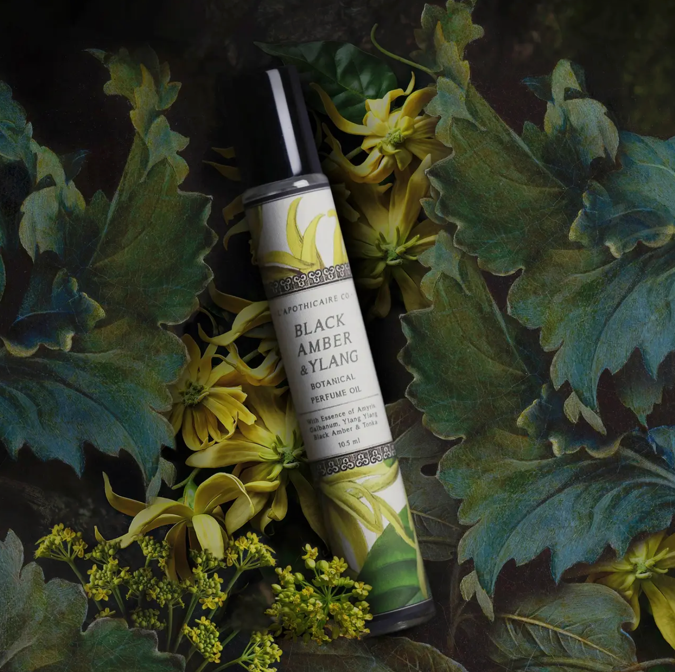 L'apothicaire Perfume Oil Roll - On / Black Amber + Ylang