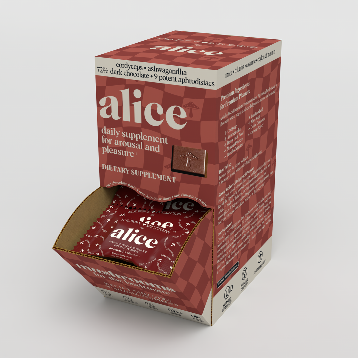 Happy Ending Singles - Mushroom Chocolate for Wellness