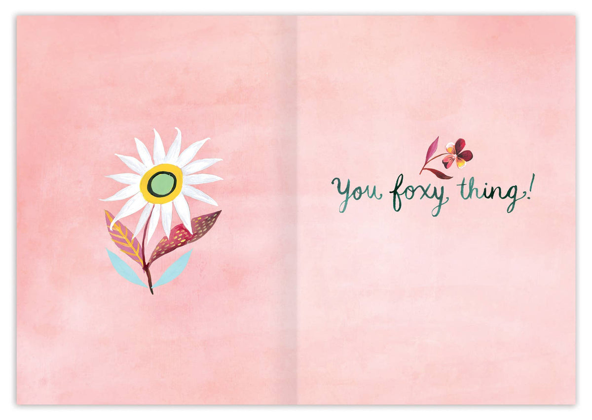Fox Happy Birthday Card