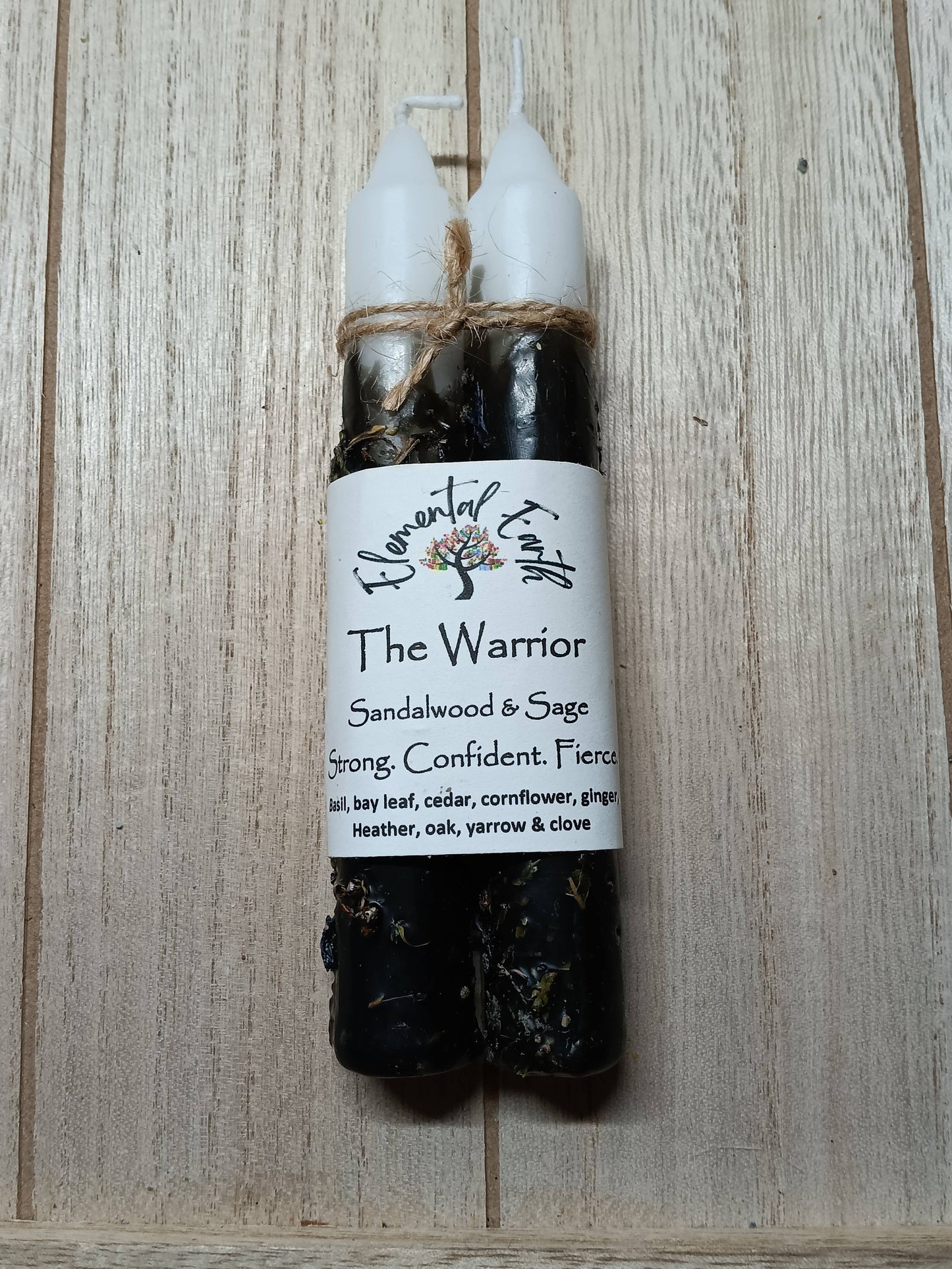 The Warrior Herbal intention Candles