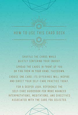 Self-Care Inspirational Card Deck