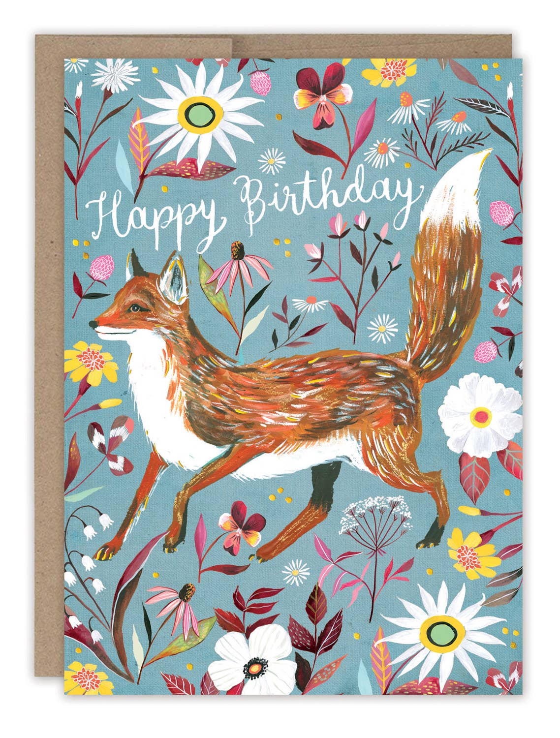 Fox Happy Birthday Card