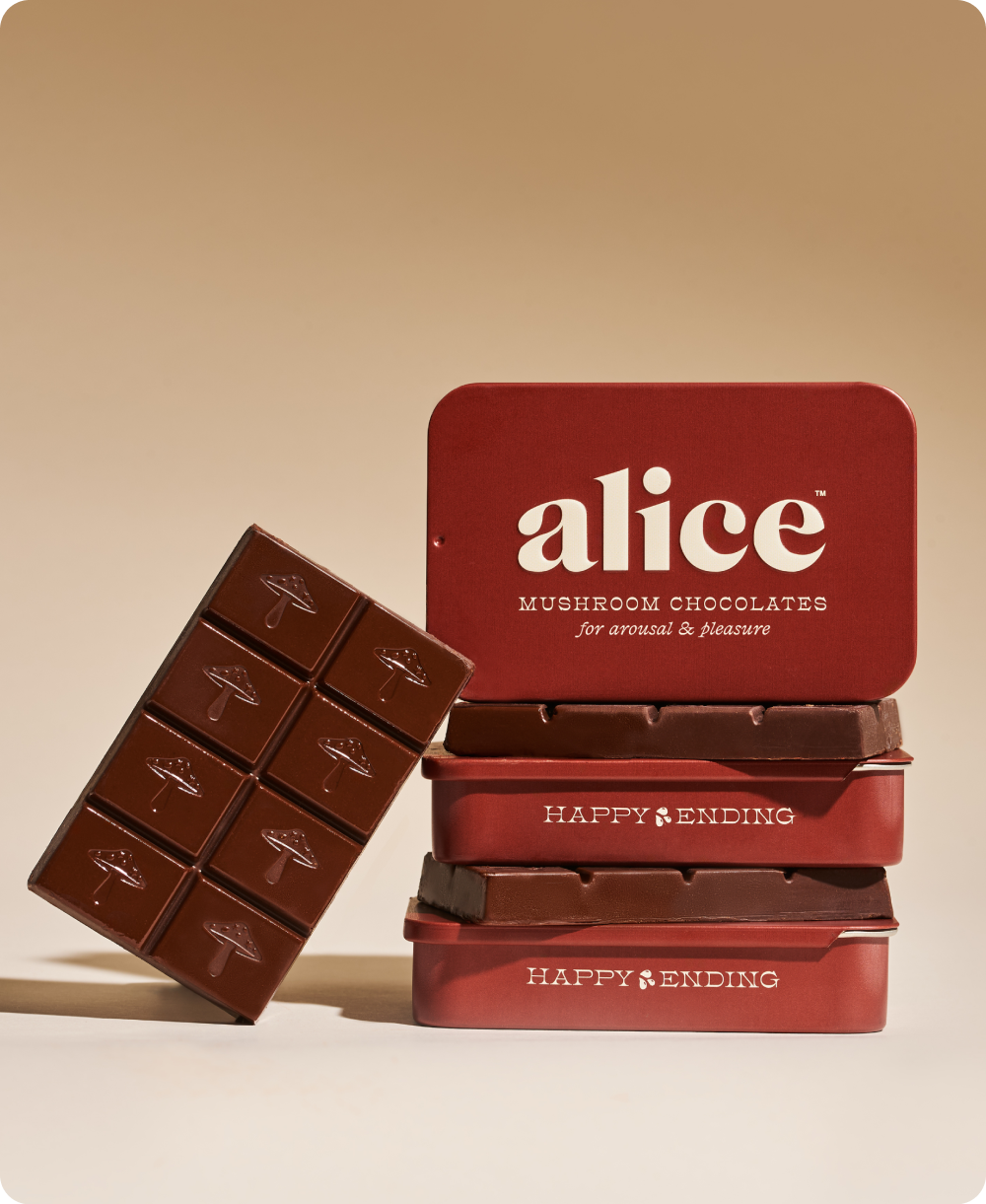 Happy Ending - Mushroom Chocolate Bar Supplement for Wellness