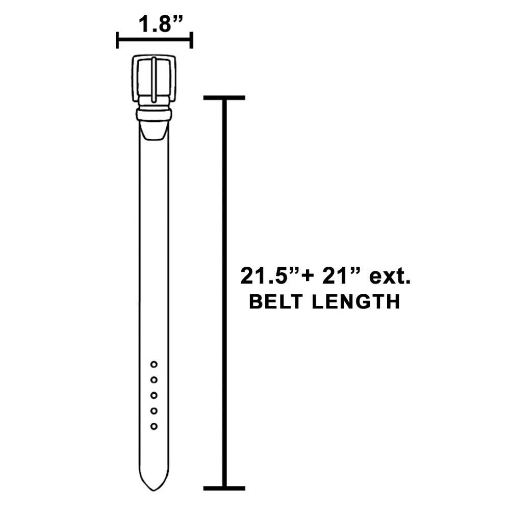 Stone Geometric Concho Chain Belt